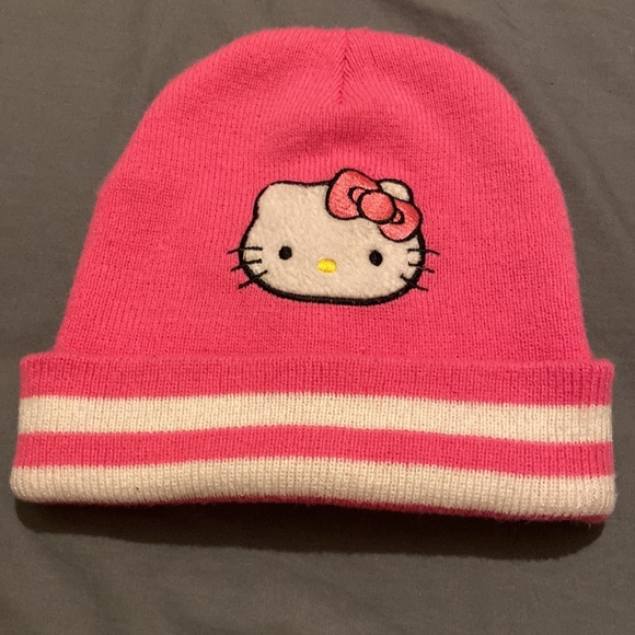 Vintage Adorable Pink Hello Kitty Beanie - Picture 3 of 5